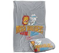 LOGOVISION The Year Without Santa Claus Miser Brothers Silky Touch Super Soft Throw Blanket 91 x 147 Cm
