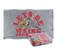 LOGOVISION Tom And Jerry Weird Together Valentine Silky Touch Super Soft Throw Blanket 91 x 147 Cm
