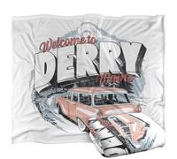 LOGOVISION Welcome To Derry Station Wagon Silky Touch Super Soft Throw Blanket 152 X 127 Cm