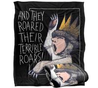 LOGOVISION Where The Wild Things Are Roar Silky Touch Super Soft Throw Blanket 152 X 127 Cm