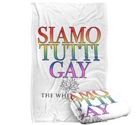 LOGOVISION White Lotus Siamo Tutti Gay Silky Touch Super Soft Throw Blanket 91 x 147 Cm