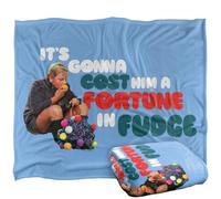 LOGOVISION Willy Wonka And The Chocolate Factory Fortune In Fudge Silky Touch Super Soft Throw Blanket 152 X 127 Cm