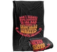 LOGOVISION Willy Wonka And The Chocolate Factory Happily Ever After Silky Touch Super Soft Throw Blanket 91 x 147 Cm