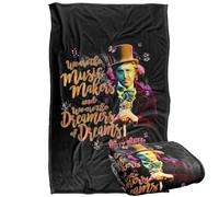 LOGOVISION Willy Wonka And The Chocolate Factory Music Makers Silky Touch Super Soft Throw Blanket 91 x 147 Cm