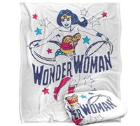 LOGOVISION Wonder Woman DC Stars Silky Touch Super Soft Throw Blanket 50"x60"