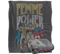 LOGOVISION Wonder Woman Femme Power Silky Touch Super Soft Throw Blanket 50"x60"