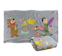 LOGOVISION Yogi Bear Marching To The Picnic Silky Touch Super Soft Throw Blanket 91 x 147 Cm