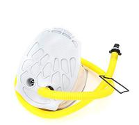 logozoe Portable Manual Pump Compact Plastic Dinghy Pump, Foot Pump, Air Pump for Fishing Inflatable Boat Rubber Dinghy