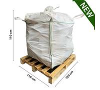 Logpile Bulk Bag Of Short 6" Ash Kiln Dried British Firewood Logs