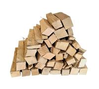 Logpile - Extra Thin Kiln Dried Hardwood Logs for Pizza Ovens (25kg) | 25cm Long Thin Split Firewood | Fast Lighting, High Heat, Low Moisture | 100% Sustainable British Firewood