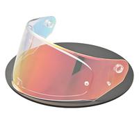 Logto Compatible with Motorcycle Helmet Tinted Visor Replacement for LS2 FF353/320/328/800 Face Shield (Revo Clear Red)