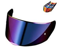 Logto Motorcycle Helmet Visor Compatible with LS2 FF353/320/328/800 Face Shield Tinted (Rainbow)