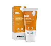 LOGY Hyaluronic Sunscreen SPF 50 Aqua Gel, PA++++, Lightweight, No white-cast for Broad Spectrum & Blue Light Protection for Oily, Dry, Acne-prone Skin - 80g