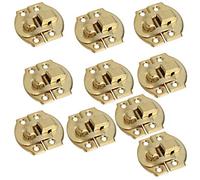 logyues 10PCS Antique Box Latch Buckle Retro Decorative Latch Buckle with Screws for Jewelry Box 2.2x0.6cm（0.87"x0.24").