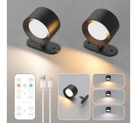 LOHAS Battery Operated Wall Lights, Magnetic LED Rechargeable Wall Lights