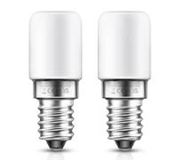 LOHAS-LED E14 Fridge Light Bulbs, 1.5W SES Fridge LED Light Bulbs, 2700K Warm White, Replacement for 15W Halogen Lamp, 135lm, 360°Beam Angle, Pack of 2
