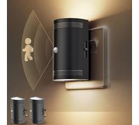 LOHAS-LED Motion Sensor Night Light, Night Light Plug in Wall, 0-100LM Dimmable, 3000K Warm White, LED Nightlight Plug in for Hallway Stairs Toilet Toddler Bedroom Kids Adults, 2 Pack