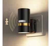 LOHAS-LED Motion Sensor Night Light, Plug in Night Light, 0-100LM Dimmable Night Light Plug in Wall, 3000K Warm White, Motion nightlight for Hallway Bedroom Stairs Bathroom