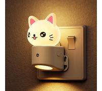 LOHAS-LED Night Light, 3D Cat Night Light Plug in Wall, Dusk to Dawn Sensor