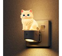 LOHAS-LED Night Light, 3D RGB Ragdoll Cat Night Light Plug in Wall