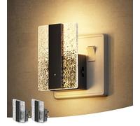 LOHAS-LED Night Light, Night Light Plug in Wall with Dusk to Dawn Photocell Sensor, Dimmable Nightlight(0-100LM), 3000K Warm White, for Kids, Bedroom, Stairs, Kitchen, Hallway, Toilet, 2 Pack, 1W