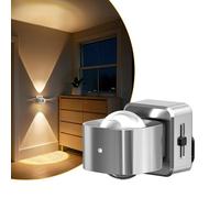 LOHAS-LED Night Light, Night Light Plug in Wall with Rotatable Plug, Dusk to Dawn Sensor, Adjustable Brightness 0-150LM, 3000K, Plug in Nightlight for Hallway, Bathroom, Bedroom, Stair, 1 Pack
