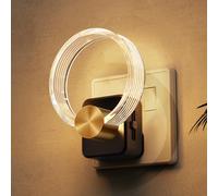 LOHAS-LED Night Light Plug in,Plug in Light with Dust to Dawn Sensor,Dimmable Night Light with 180° Rotatable Plug,3000K Warm White LED Nightlight for Babyroom, Hallways, Stairs, Bedrooms.