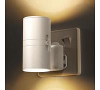 LOHAS-LED Night Light Plug in Wall,1 Pack, Modern Night Light with Dusk to Dawn Sensor, Adjustable Brightness 0-100LM, 3000K Warm White, Dimmable Nightlight for Hallway Bathroom Bedroom Stair Toddler