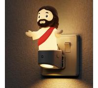 LOHAS-LED Night Light Plug in Wall, 3D RGB Jesus Plug in Night Light