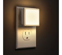 LOHAS LED Night Lights Plug into Wall 2-Pack, Bright Plug in Night Light, Dusk to Dawn, 3000K Soft White Small Nightlight Auto-On/Off for Adults Kids Room, Bedroom, Bathroom, Hallway, Kitchen, Non-Dim
