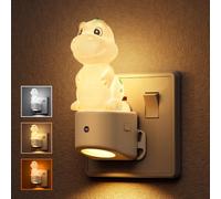 LOHAS-LED Plug in Night Light, 3D Cute Dinosaur Night Light Plug in Wall