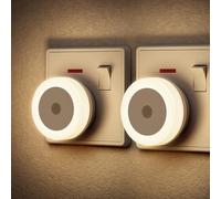LOHAS-LED Plug in Night Light, Dusk to Dawn, 3000K, Hallway, 2 Pack UK