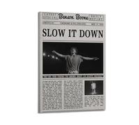 LOHAUKQD Benson Boone Slow It DownPop Songs Album Rapper Classic Album Canvas Print Signature Decor Bedroom Home Office Decor Teen Decor 08x12inch(20x30cm) Frame-style-11