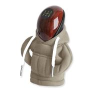 Lohca Gear Knob Hoodie for Car - Gear Stick & Gearstick Cover, Uniquely Styled, Universally Loved Gear Knob Protection - A Truly Creative Gift for Birthday Halloween Christmas, Grey