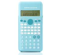 lohey Scientific Calculator, 240 Functions LCD Maths Calculator with Sliding Protective Cover, School Calculators for Office Home Business Teachers (Blue)