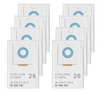 LOHILL 496187 Dust Bags Accessories for Festool CT 26/CTM 26 E/CTL 26E SELFCLEAN Dust Extractors SC FIS-CT 26/5 Vacuum Cleaner Replacement Parts (8 Pack)