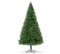 LOIBUYZ Christmas Tree, Premium Artificial Green Xmas Tree - Foldable Bushes Xmas Pine Tree, 3FT, 4FT, 5FT, 6FT, 7FT, 8FT Xmas Home Decorations, with Metal Stand (7FT)