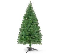LOIBUYZ Christmas Tree, Premium Artificial Green Xmas Tree - Foldable Bushes Xmas Pine Tree, 3FT, 4FT, 5FT, 6FT, 7FT, 8FT Xmas Home Decorations, with Metal Stand (3FT)