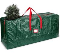 LOIBUYZ Christmas Tree, Premium Artificial Green Xmas Tree - Foldable Bushes Xmas Pine Tree, 3FT, 4FT, 5FT, 6FT, 7FT, 8FT Xmas Home Decorations, with Metal Stand and Free Bag and Gloves (TREE BAG)