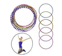 LOIBUYZ Glitter Hula Hoop for Fitness & Fun - Lightweight Multicolor Hula Hoop for Kids, Teens and Adults with 3 Sizes, 55cm/65cm/75cm, Ideal for Weight Loss, Party Games, Dance, Fitness
