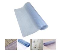 LOIBUYZ Heavy Duty Vinyl Carpet Protector - Floor Mat Plastic Clear Home Hallway Kitchen Runner - Waterproof Plastic Transparent Roll - Protects Floors From Dirt And Water (8FT x 27")