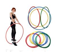 LOIBUYZ Plain Hula Hoop for Fitness & Fun - Lightweight Multicolor Hula Hoop for Kids, Teens and Adults with 3 Sizes, 55cm/65cm/75cm, Ideal for Weight Loss, Party Games, Dance, Fitness