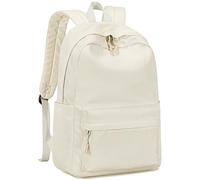 LOIDOU School Backpack for Girls Boys Teens Lightweight Waterproof Backpack for Women School Work, beige, L