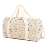 LOIDOU Sports Bag Travel Bag Women Girls Boys Sports Bag with Large Shoe Compartment Wet Compartment Sports Travel Bag Training Bag Swimming Bag for Travel Gym Yoga, Small flower lantern core velvet