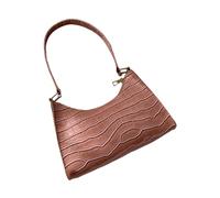 LOIJMK Fashionable Plain PU Clutch Bag, Compact Handbag with Zipper, Women's Shoulder Bag, Men's Trousers, Cargo Without Pockets, pink, One Size