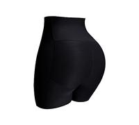 LOIJMK High-waisted buttocks trousers with raised stomach, body shaping trousers, plump buttocks and beautiful buttocks underwear, women's bodice pants, black, XXL