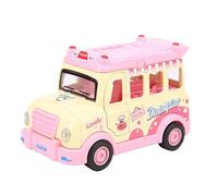 Loinutdbv 1:32 Alloy Pull Back Car Toy for Kids, Children's Die Cast Vehicle Model with Light and Music, Friction Powered Racing Car Decoration for Boys Girls Age 3+ (Yellow)