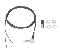 Loinutdbv Fiber Optic Sensor Optical Reflective Probe Cable, M6 Thread Electronic Component, 0-830mm Detection Range with Hex Sensor, High Temperature Fiber Amplifier