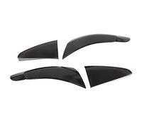 Loinutdbv Transparent Grey Car Tail Light Protective Cover, Replacement for Alfa Romeo Giulia 952 2017+, ABS Decorative Housing with Self Adhesive for Scratch Protection