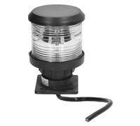 Loinutdbv White LED Anchor Light, All Round Navigation Lamp for Marine Boat, 360° 2NM Visibility 25W LED with IP56 ABS Housing for Vessels Under 12 Metres
